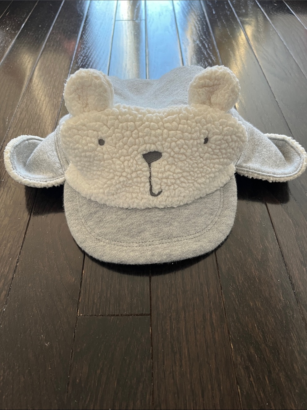 GAP Baby Boys’ Teddy Ear Sherpa Lined Trapper Hat - Size 18-24 Months